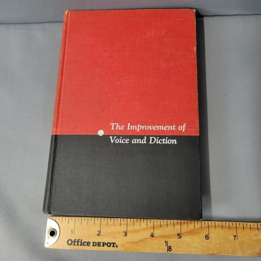 The Improvement Of Voice & Diction by Jon‎ Eisenson Vintage Book 1958 Hardcover